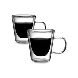 Caneca De Vidro Duplo Bistrô