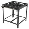 Fogão Industrial a Gás 2 Queimadores Duplo 2 Queimadores Simples PMSD-42 G2 Progás:Preto - 1