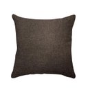Ver imagem 1 de Capa de Almofada Lisa Linho Marrom 43x43cm