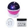 Luminária Projetor Abajur Estrelas Galáxia Projeção Céu Rosa - 6