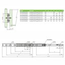 Ver imagem 4 de 10 Pares Corrediça Telescópica Fgvtn Larga Za 300mm Aço