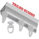 Ver imagem 2 de Cortina 3 Mts Sala Quarto Escritório Blackout para Trilho Suisso Gelo