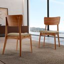 Ver imagem 2 de Conjunto com 2 Cadeiras Viena Gold em Madeira Maciça para Sala de Jantar