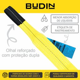 Cinta Fita de Reboque e Arraste 70 ton x 8 metros plana - Caminhão / Trator / 4x4 / Trilhas / Off ro - 3