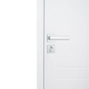 Ver imagem 5 de Porta Provençal UV Batente Regulável 07 cm a 13 cm Guarnição 7 cm 82 x 210 Abertura Esquerda Branco Rodam