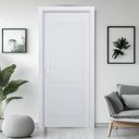 Ver imagem 1 de Porta Provençal UV Batente Regulável 07 cm a 13 cm Guarnição 7 cm 92 x 210 Abertura Direita Branco Rodam