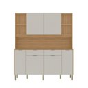 Ver imagem 2 de Armário de Cozinha Botanika 6 Portas 2 Gavetas Freijó/soft - Kits Paraná