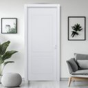 Ver imagem 1 de Porta Provençal UV Batente Regulável 07 cm a 13 cm Guarnição 7 cm 92 x 210 Abertura Esquerda Branco Rodam