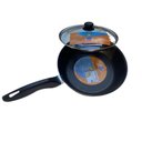 Ver imagem 1 de Frigideira Alta 22cm Preta - Antiaderente - com Tampa Utensilios do Chef