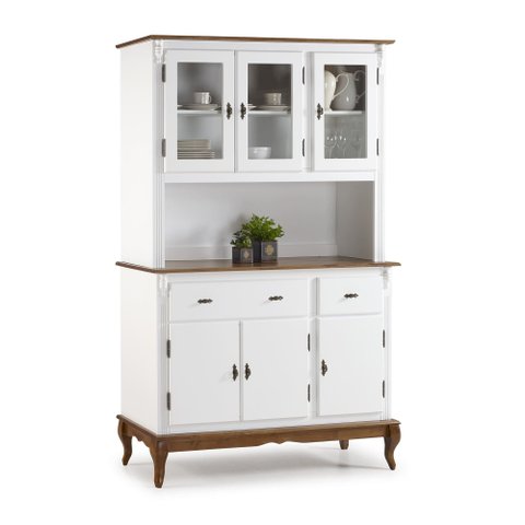 Cristaleira e Arca Oratória 6 Portas 2 Gavetas - 60632