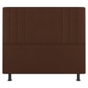 Ver imagem 3 de Cabeceira Cama Box Casal King Size Grace 195cm Suede Terracota - Desk Design