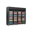 Ver imagem 1 de Refrigerador Vertical Auto Serviço 1580 litros Preto com Led Fros Free GEAS- 4 Portas PR