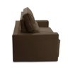 Sofá Retrátil e Reclinável 3 lugares com Molas 2,00m Lais Suede Marrom Adonai Estofado - 6