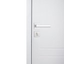 Ver imagem 4 de Porta Provençal UV Batente Regulável 13cm a 19cm Guarnição 7cm 82cm x 210cm Rodam Abertura Esquerda Marrom