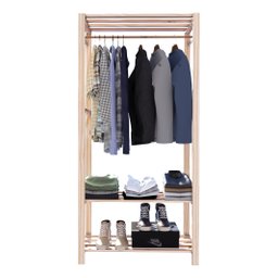 Closet Aberto Design Arara 3 Prateleiras Organizadoras Promo Technox - 2