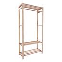 Ver imagem 4 de Closet Aberto Design Arara 3 Prateleiras Organizadoras Promo Technox