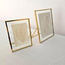 Ver imagem 5 de Porta Retrato Metal Dourado - Borda Slim 20 x 25cm