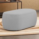 Ver imagem 2 de Kit 02 Puffs Decorativos Orgânicos Molly 02 Lugares Bouclê Cinza Claro - Desk Design