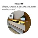 Ver imagem 7 de Painel Ripado para TV até 65 Polegadas com LED MDF 160CMX180CM Matisse Marrom