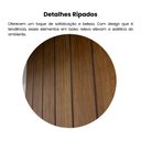 Ver imagem 6 de Painel Ripado para TV até 65 Polegadas com LED MDF 160CMX180CM Matisse Marrom