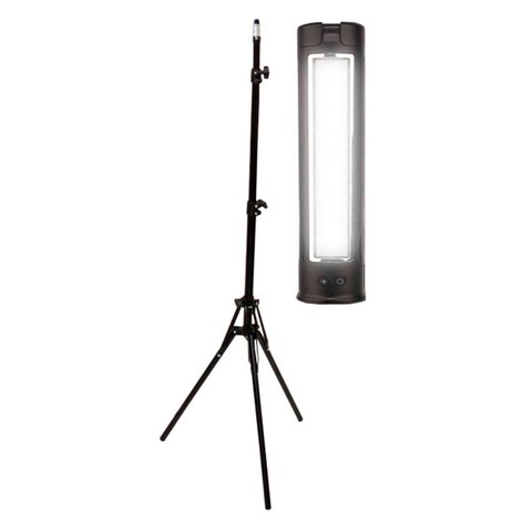 Luminária Portátil com 3 Painéis Led + Tripé para Suporte de Iluminação Ring Light - 1,80m