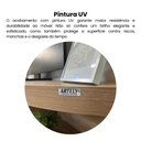 Ver imagem 6 de Rack para TV até 75 Polegadas Orgânico Ripado Com Tampo em Tamburato