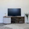 Rack para TV até 75 Polegadas, Porta reversível, Tampo em Tamburato - 15