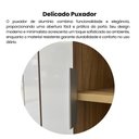 Ver imagem 5 de Rack para TV até 75 Polegadas Orgânico Ripado Com Tampo em Tamburato