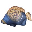 Ver imagem 1 de Almofada Decorativa Peixe Pintado Bolinhas