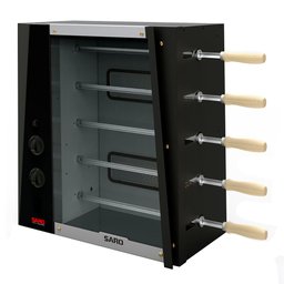 Assador Elétrico Rotativo Saro 05 Espetos 220V CHR12 - 2