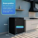 Ver imagem 4 de Freezer e Conservador Horizontal Hq 155 Litros Preto Hq-155CFHL