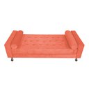 Ver imagem 3 de Recamier Baú Félix Solteiro 160 cm Suede - ADJ Decor - Terracota