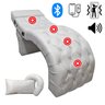 Maca Estética Luxo Vip com Massagem Carregador e Caixa de Som Bluetooth Corino Pérola Sofa Store - 1