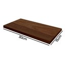 Ver imagem 4 de Kit 3 Prateleiras Cor Madeira Mdf 30x15 Suporte Invisível Arte na Arte Prateleira Suporte invisível