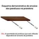 Ver imagem 5 de Kit 3 Prateleiras Cor Madeira Mdf 30x15 Suporte Invisível Arte na Arte Prateleira Suporte invisível