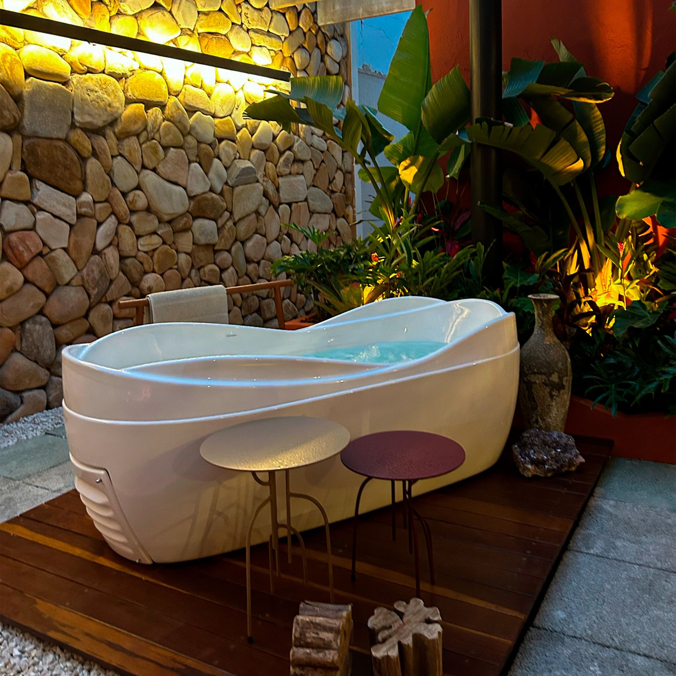 Banheira de Imersão  Saturnia 180cm X 85cm X 64cm  em Acrilico - 5