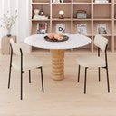 Ver imagem 3 de Kit com 2 Cadeiras para Sala de Jantar Mona Yescasa Bege/Areia Corriente