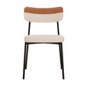 Ver imagem 7 de Kit com 2 Cadeiras para Sala de Jantar Mona Yescasa Bege/Areia Corriente/Caramelo