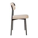 Ver imagem 6 de Kit com 2 Cadeiras para Sala de Jantar Mona Yescasa Bege/Areia Corriente/Preto
