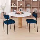 Ver imagem 3 de Kit com 2 Cadeiras para Sala de Jantar Mona Yescasa Azul/Corriente/Preto