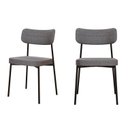 Ver imagem 1 de Kit com 2 Cadeiras para Sala de Jantar Mona Yescasa Cinza/Corriente