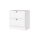 Ver imagem 5 de Balcão Americana 2 Gavetas MDF 80cm Branco Móveis Henn
