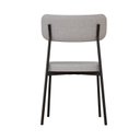 Ver imagem 2 de Kit com 2 Cadeiras para Sala de Jantar Mona Yescasa Cinza Corriente/Preto