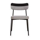 Ver imagem 7 de Kit com 2 Cadeiras para Sala de Jantar Mona Yescasa Cinza Corriente/Preto