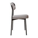 Ver imagem 6 de Kit com 2 Cadeiras para Sala de Jantar Mona Yescasa Cinza Corriente/Preto