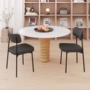Ver imagem 3 de Kit com 2 Cadeiras para Sala de Jantar Mona Yescasa Cinza/Grafite Corriente