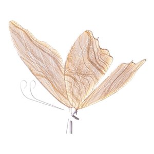 Decoração Borboleta de Led Quente Bvt ? 60 Cm Bege | Natal Encantado Formosinha