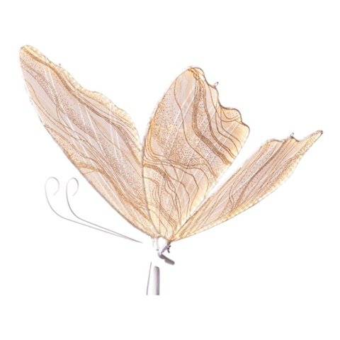 Decoração Borboleta de Led Quente Bvt ? 60 Cm Bege | Natal Encantado Formosinha