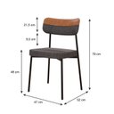 Ver imagem 4 de Kit com 2 Cadeiras para Sala de Jantar Mona Yescasa