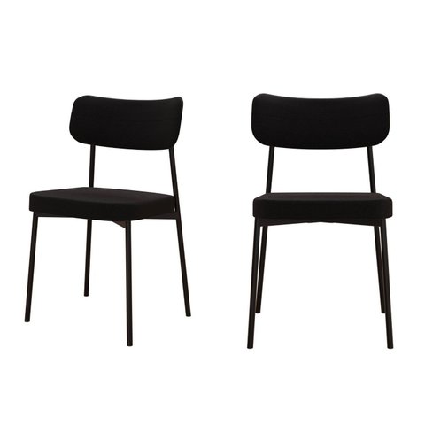 Kit com 2 Cadeiras para Sala de Jantar Mona Yescasa Preto
